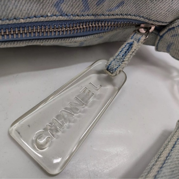 CHANEL CC DENIM SHOULDER BAG - Picture 8 of 12